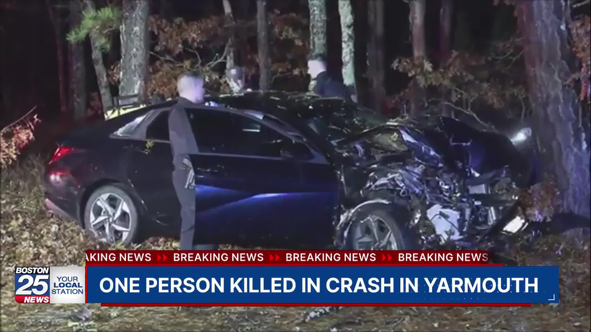 24-year-old man killed after early morning crash in West Yarmouth