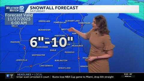 Winter Storm Watch issued for Saturday snowstorm in SE Wisconsin