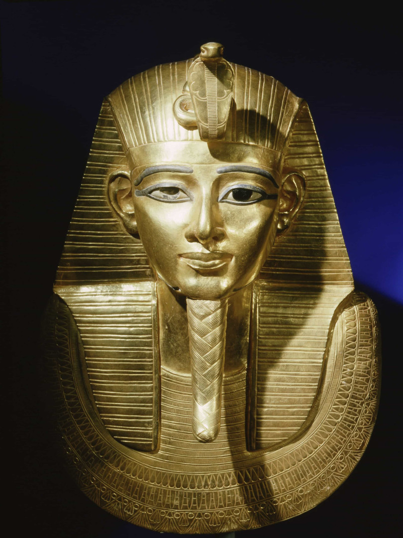 Gold burial mask of Psusennes I