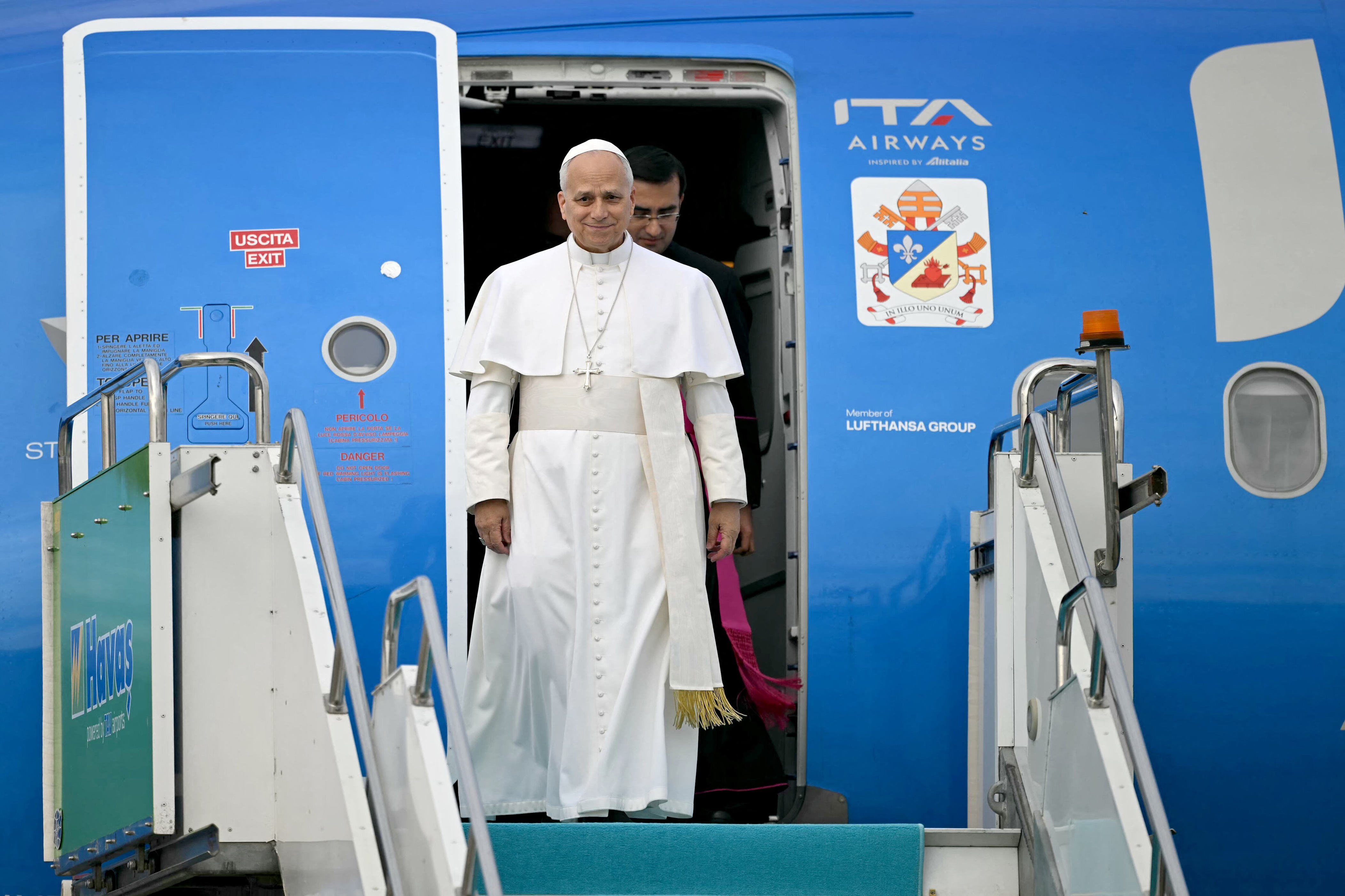 León XIV llega a Turquía en su primer viaje oficial: “Mucha ilusión por ...