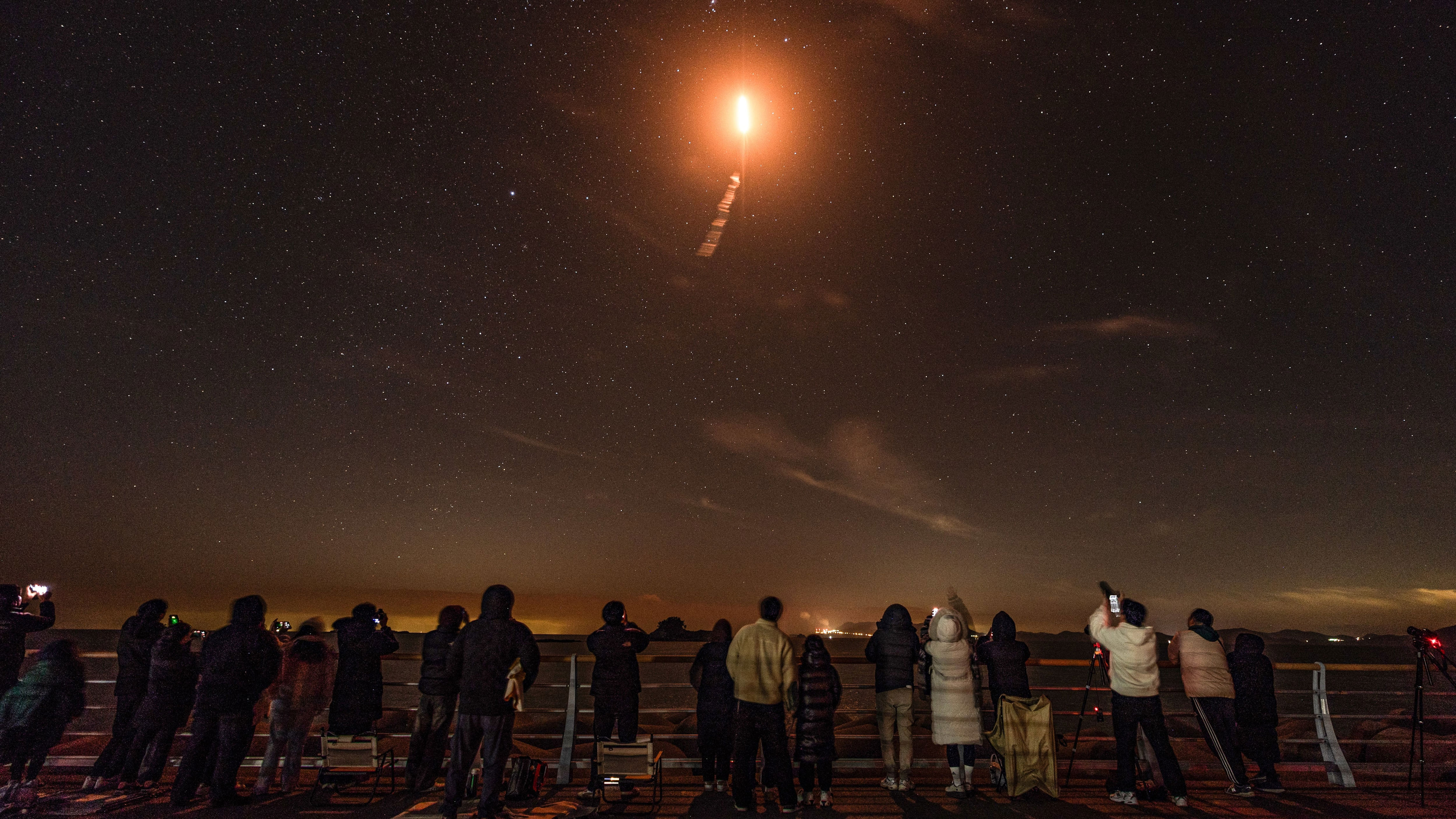 Nuri Rocket Enters Orbit, Opening New Space Era