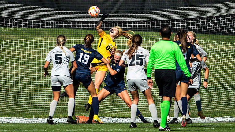 Iowa Women's Soccer Tallies Five Academic All-District Selections