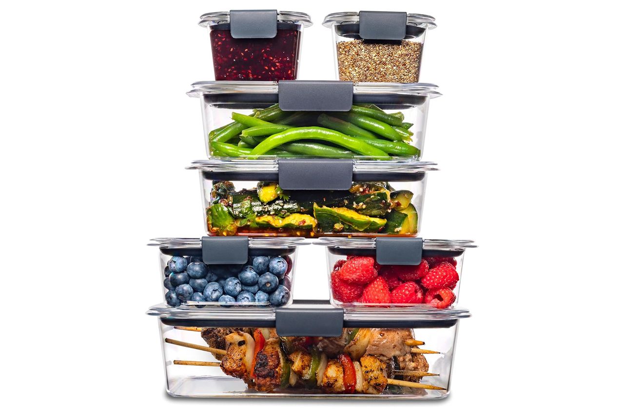 Rubbermaid Brilliance BPA Free Food Storage Containers with Lids