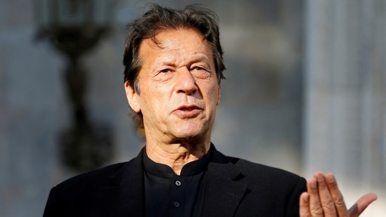 Former Pakistan's Prime Minister Imran Khan during a joint news conference in Kabul, Afghanistan November 19, 2020.