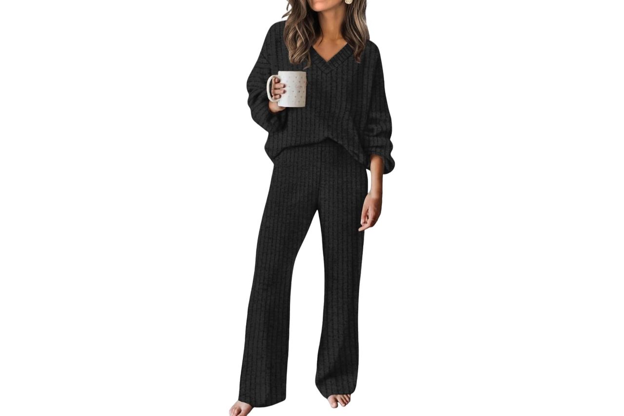 RUMIA Fall Outfits for Women 2025 Vacation Matching Sweater Lounge Sets