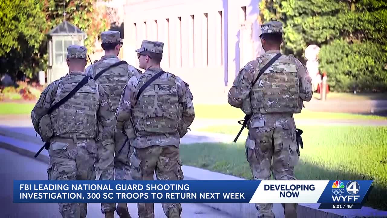 330 SC National Guard troops to return to Washington D.C.