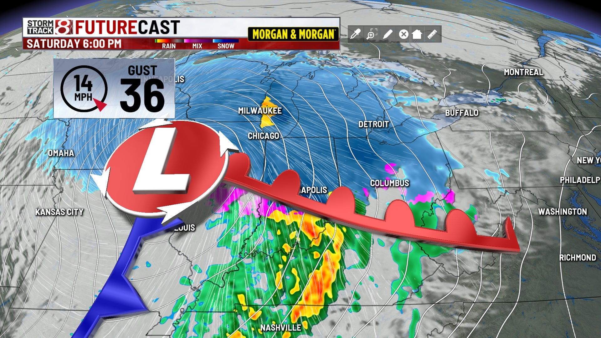 Winter storm to affect Central Indiana Saturday and Sunday; cold air ...