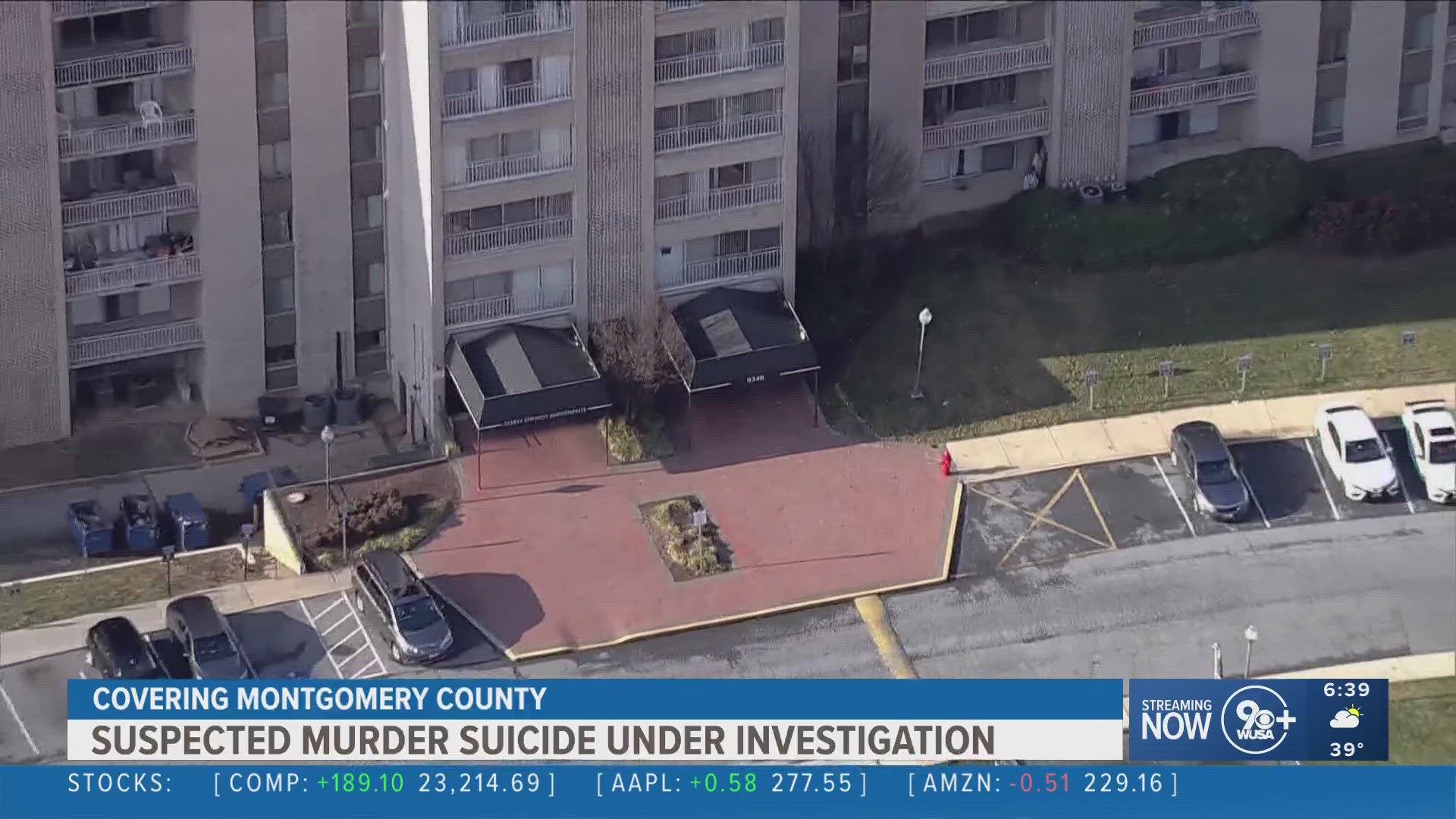 Police investigate murder/suicide outside Silver Spring apartment
