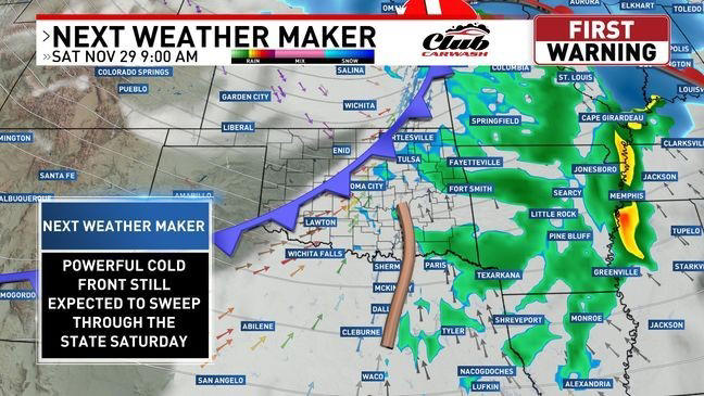 Powerful Cold Front Arrives This Weekend
