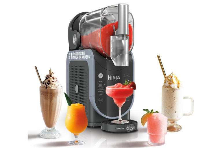 This Ninja slushie machine whips up frosé and frozen margaritas in ...
