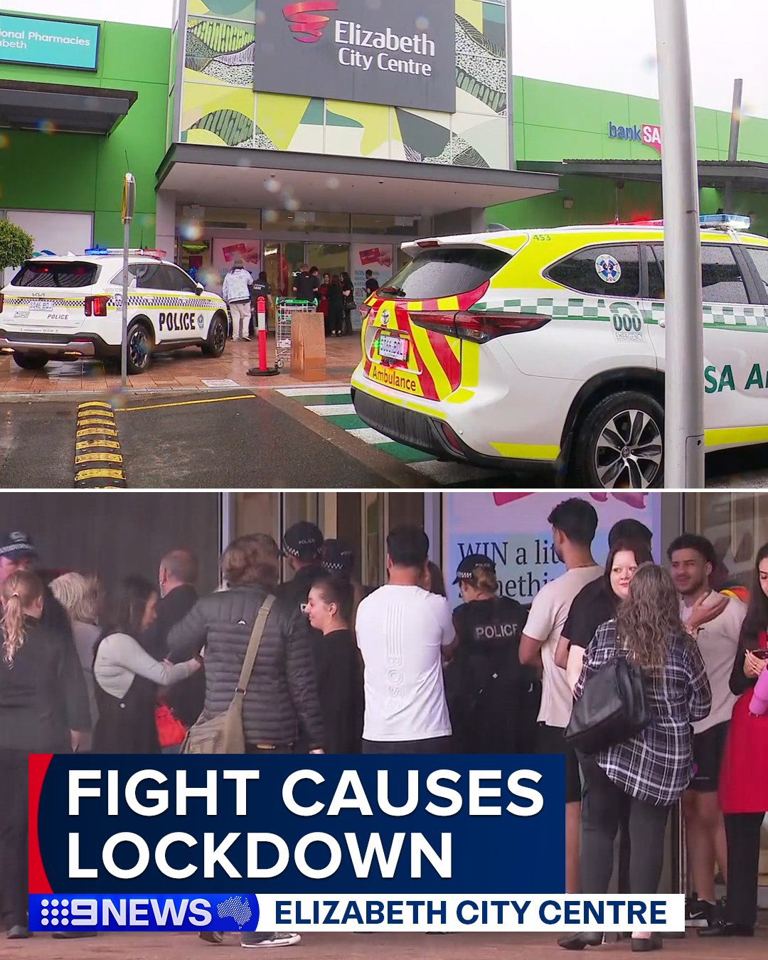 Teenager fighting for life, man injured after shopping centre stabbing