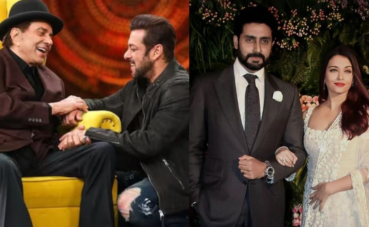 Salman Khan, Aishwarya Rai And Abhishek Bachchan Meet The Deols At ...
