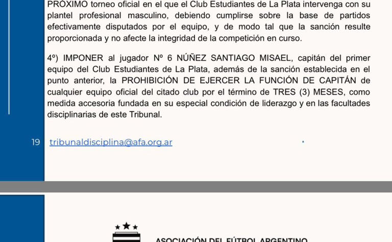 El Boletín Oficial del Tribunal de Disciplina.