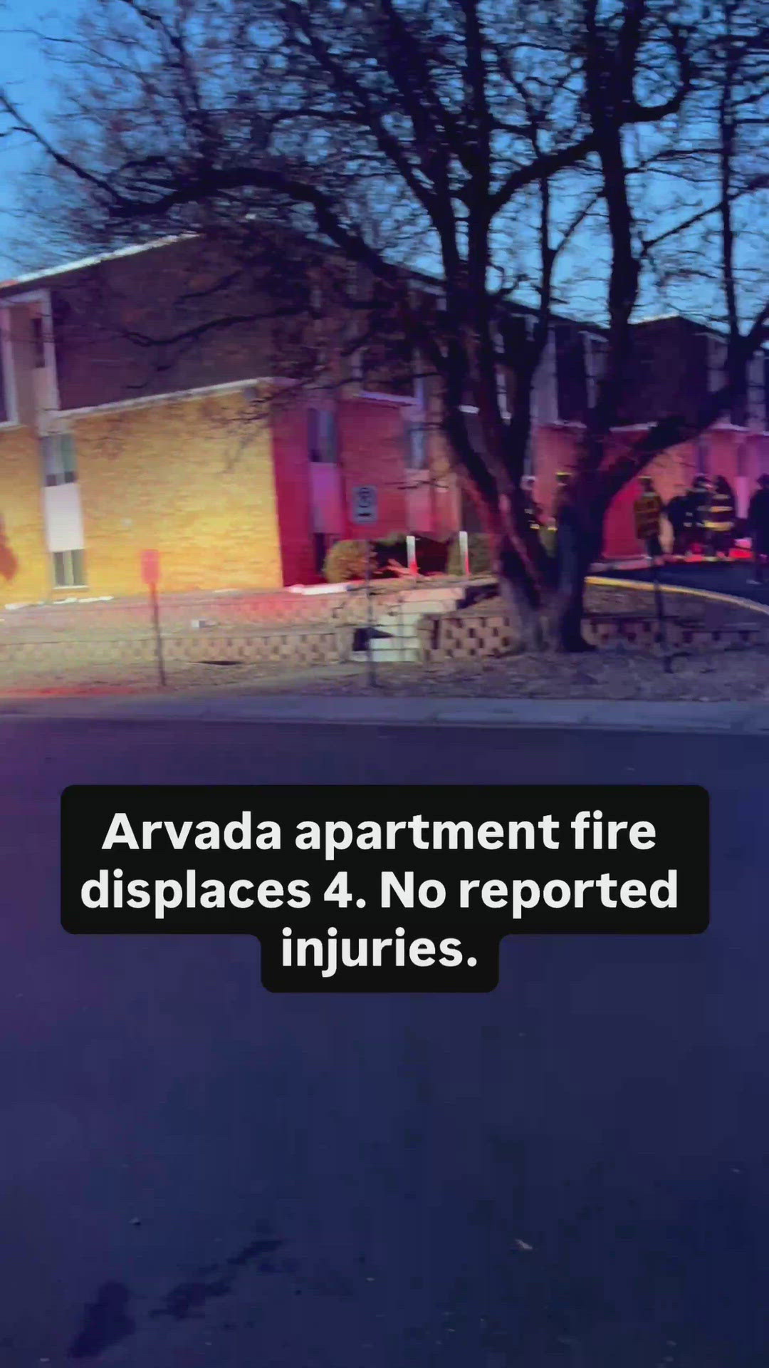 Arvada apartment fire displaces residents