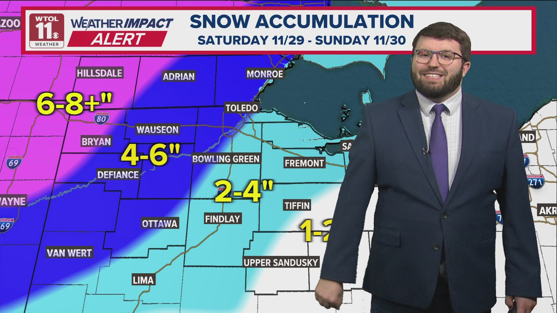 Cold Friday brings flurries ahead of major weekend snow | WTOL 11 Weather