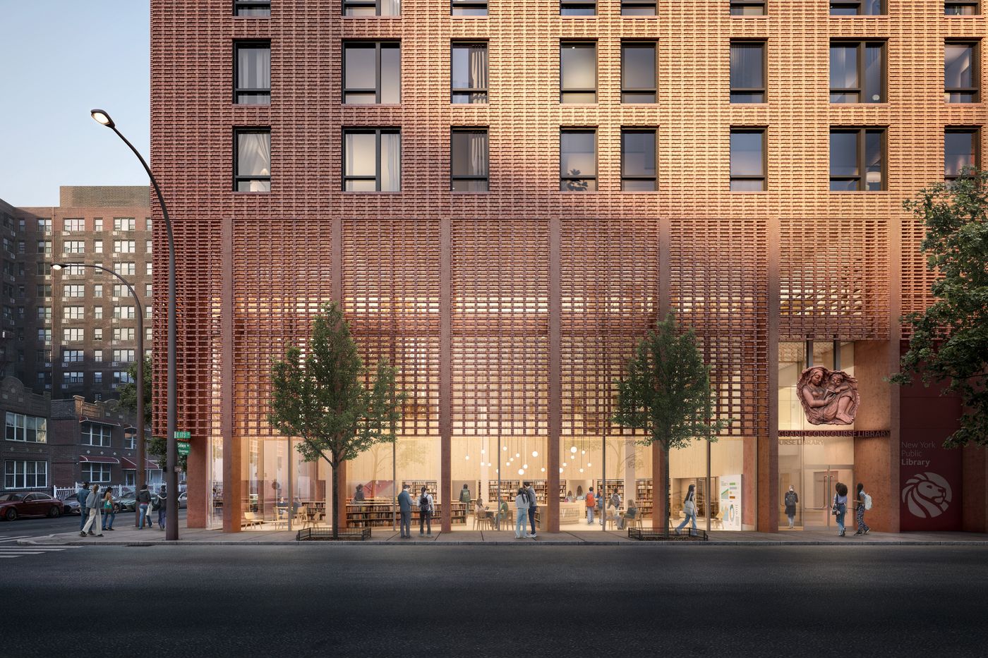 A First Look at a New Public Library Complex in the Bronx