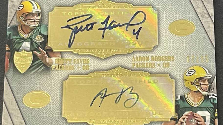 4 Key cards of Brett Favre's career