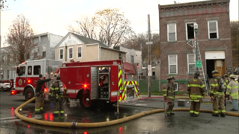 Crews battle multi-alarm fire in Troy