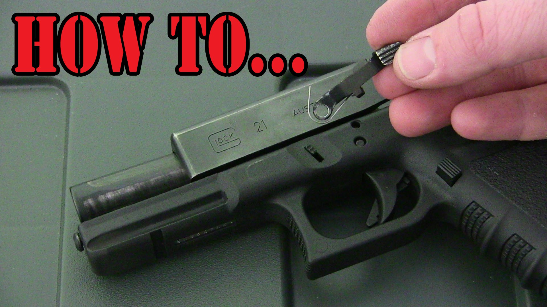How To Remove A Glock Slide Release