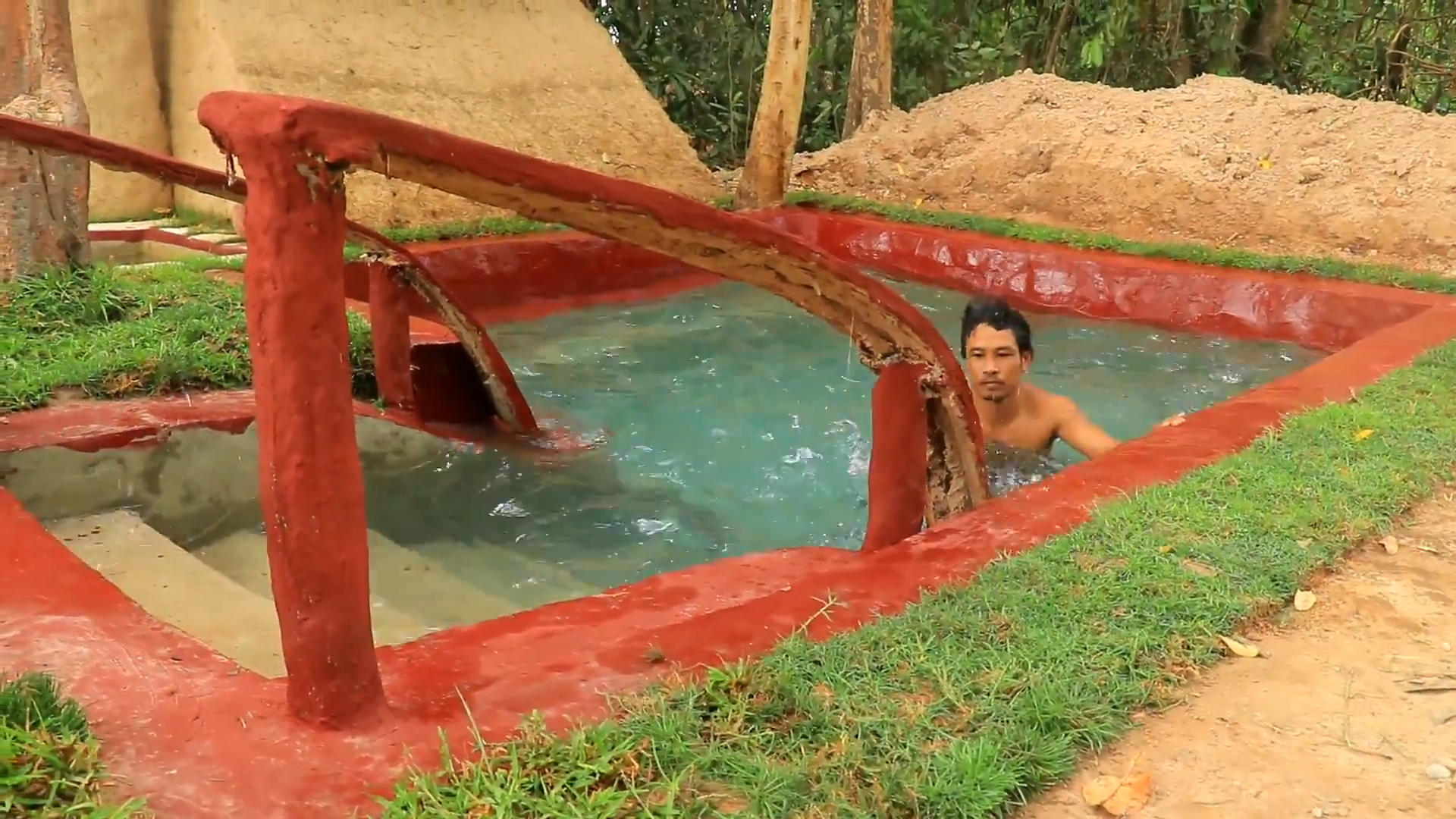 How To Build House, Fish Pond And Swimming Pool in Just 15 Days