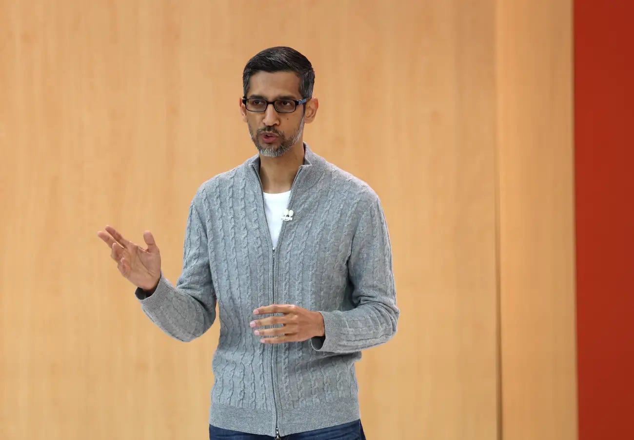 Google CEO Sundar Pichai.