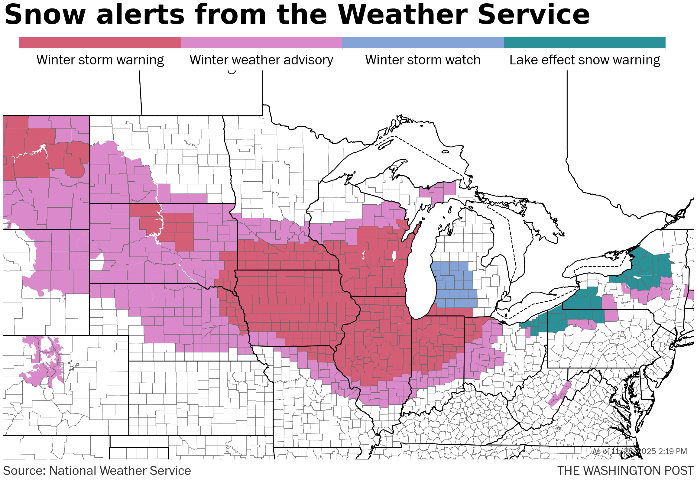 Back-to-back winter storms will soon hit the Midwest and Northeast