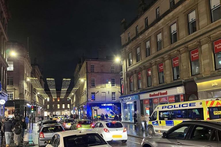 Glasgow emergency services respond after city centre incident on busy ...