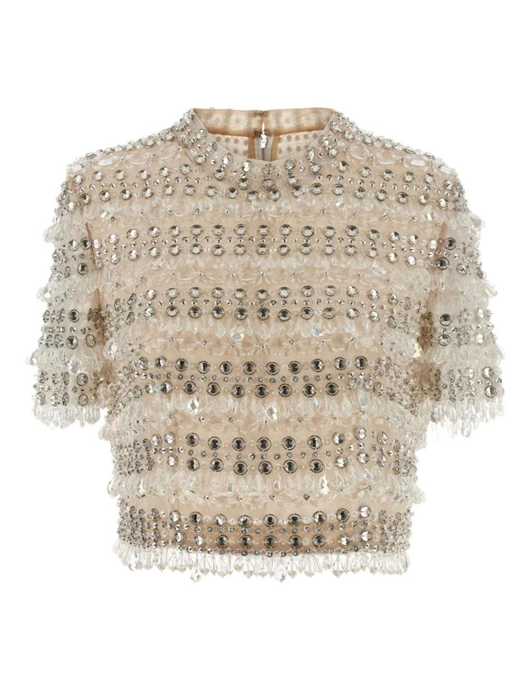 Las blusas de lentejuelas que Carolina Herrera aprueba para fin de año 2025