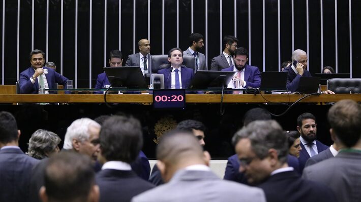 Hugo Motta preside sess&atilde;o da C&acirc;mara Foto: Kayo Magalh&atilde;es/C&acirc;mara dos Deputados
