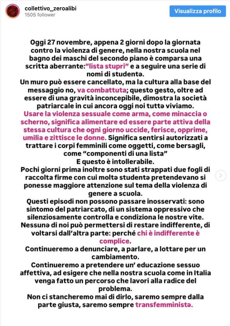collettivo zeroalibi