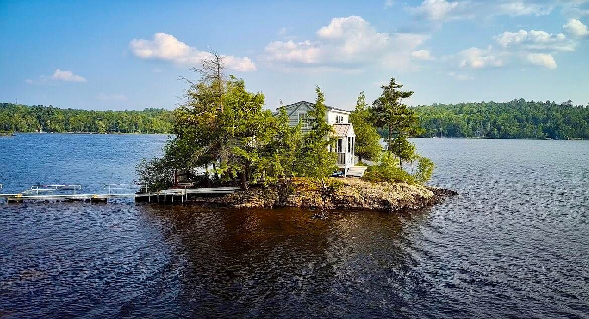 Rare 1930 Waterfront Estate in Dover Foxcroft, Maine With a Private ...