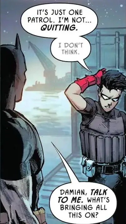 Damian Wayne skips school and quits being Robin!