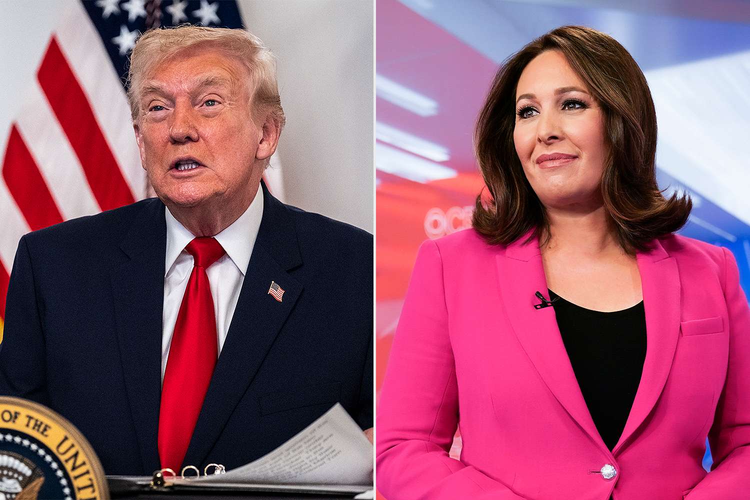 Trump Snaps at CBS Reporter on Thanksgiving When She Questions His ...