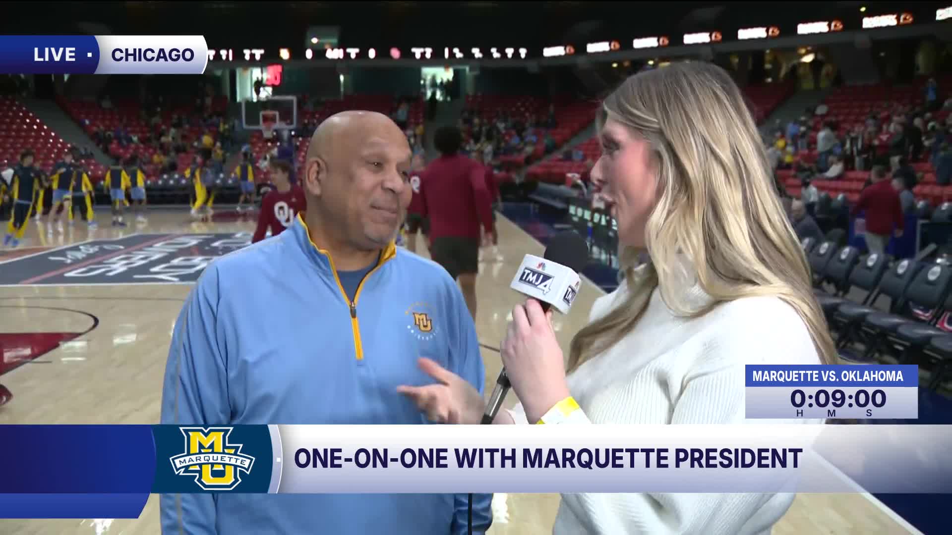 TMJ4’s Ashley Washburn interviews Marquette University president ahead ...