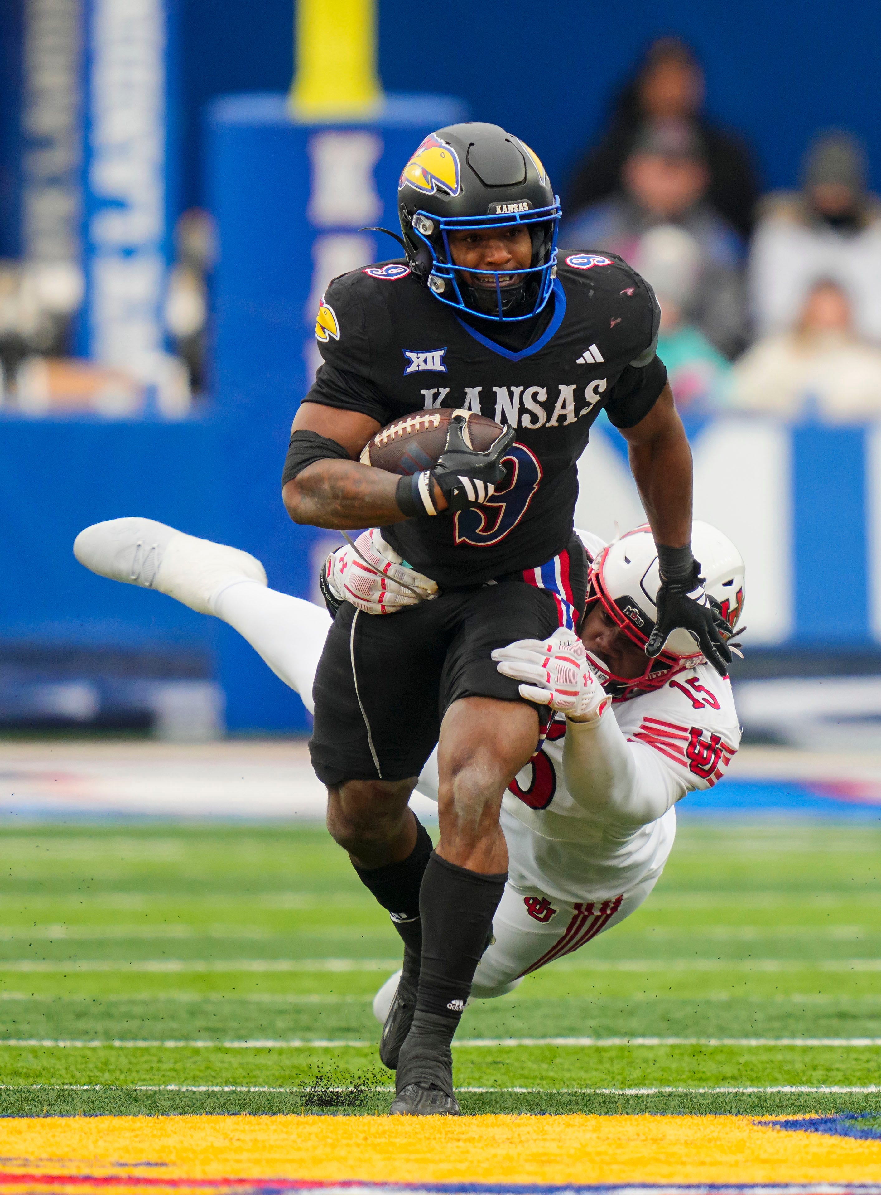 Kansas football falls to Utah in regular-season finale, no bowl bid