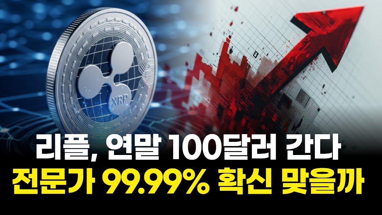 리플, 연말 100달러 간다…전문가 99.99% 확신 맞을까 | Watch