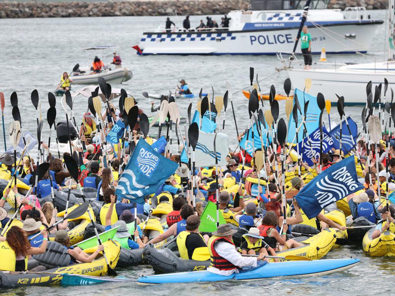 Protesters blockade world’s largest coal port