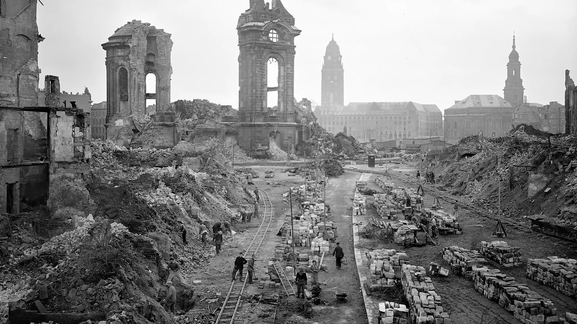 World War II in Photographs - Before and After