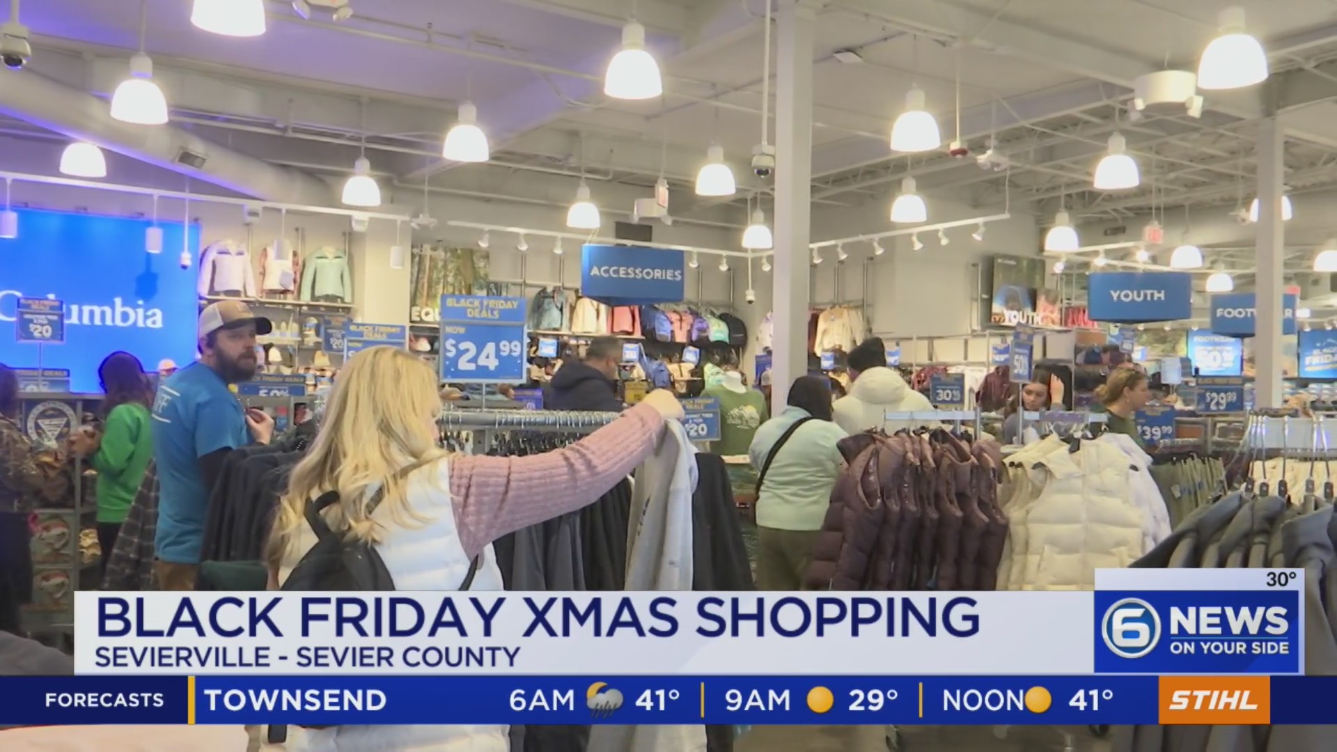 Shoppers line up at Tanger Outlets in Sevierville for Black Friday shopping