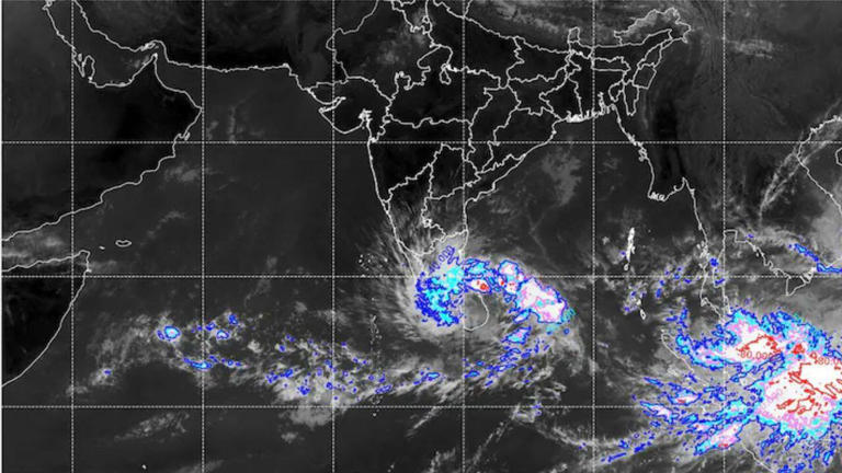 ISRO satellite captures Cyclone Ditwah barrelling towards Sri Lanka in high-precision view from space