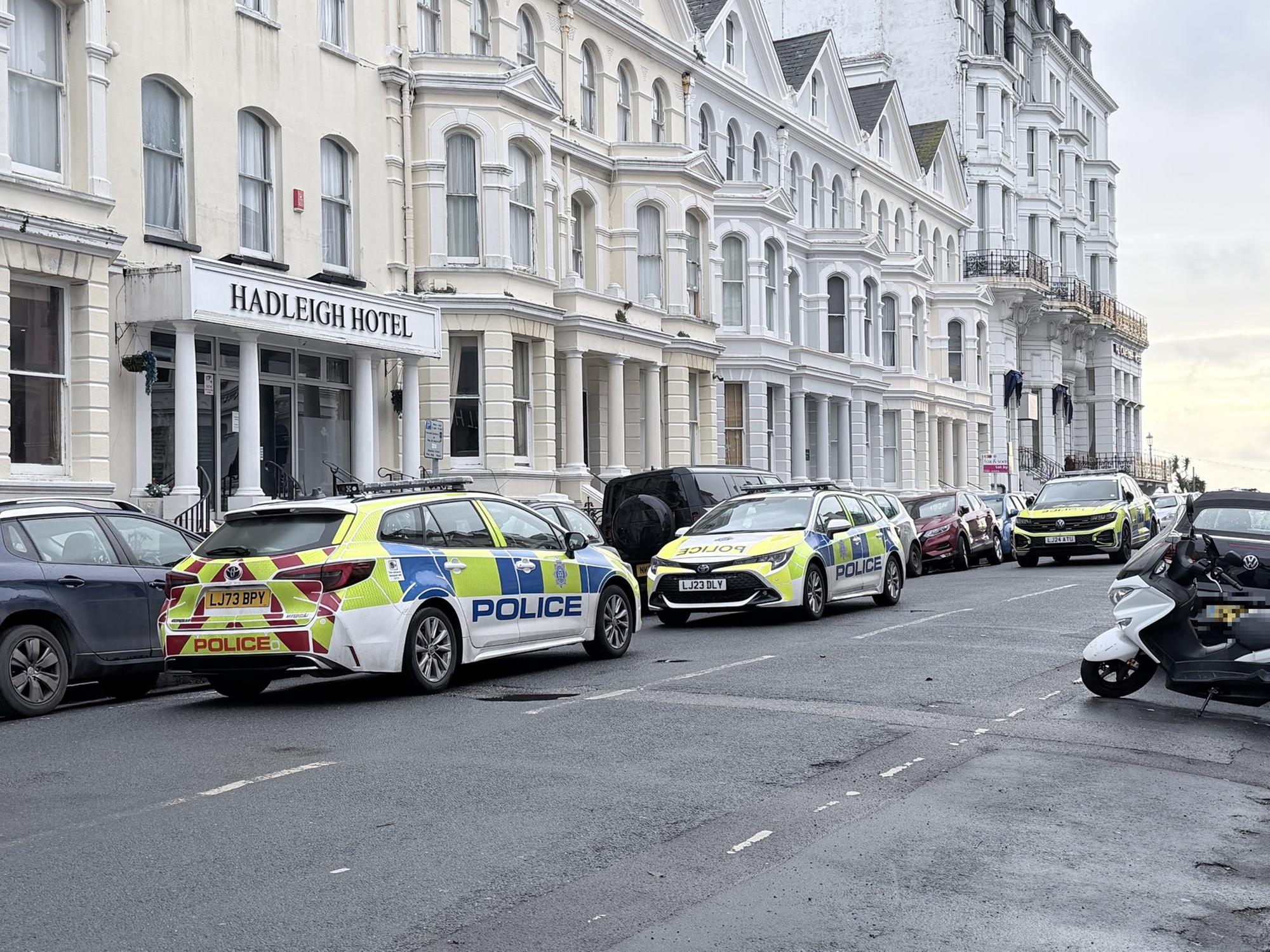 Police called to incident at Eastbourne hotel
