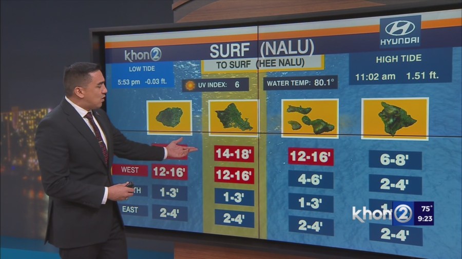 High Surf Warning posted ahead of XL swell
