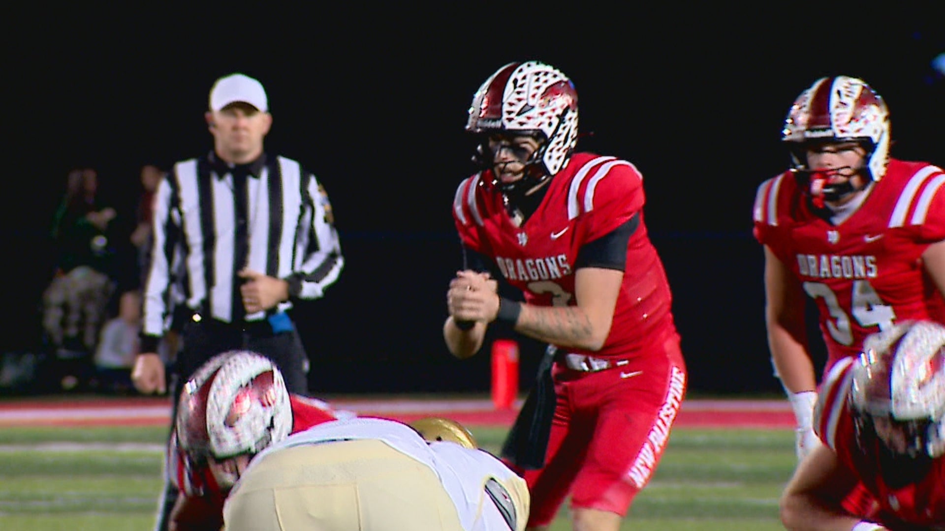 New Palestine wins back-to-back football state championships