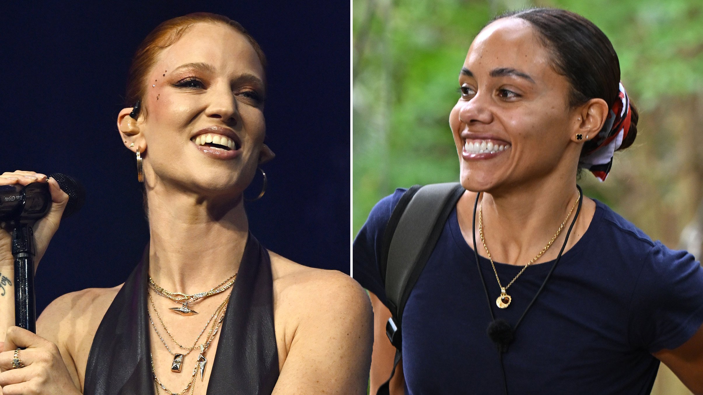 Why Jess Glynne missed Alex Scott's I'm A Celeb exit