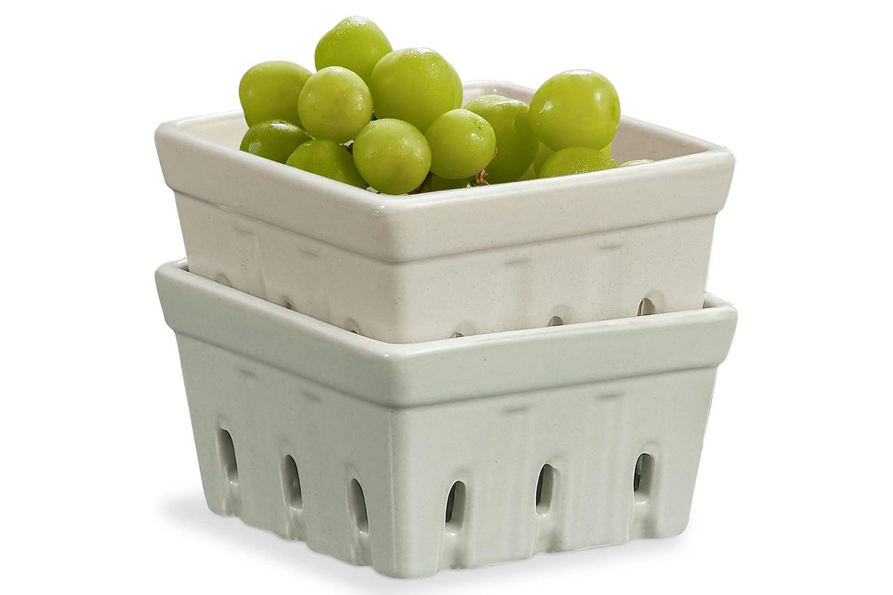 Amazon ONEMORE Ceramic Berry Basket