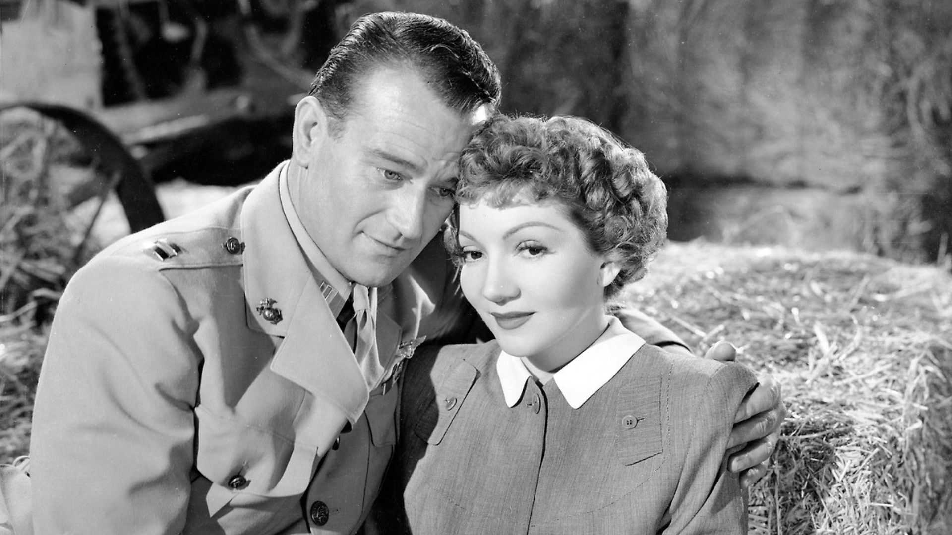 John Wayne in Without Reservations