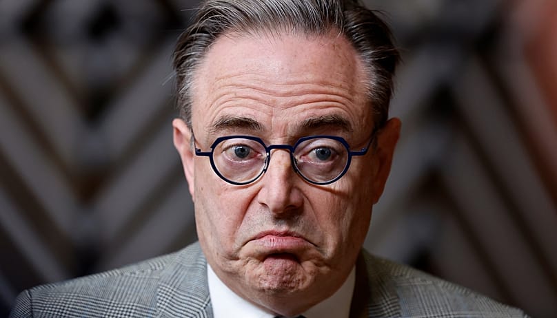 Bart De Wever ha calificado el préstamo de reparaciones de "fundamentalmente erróneo". Geert Vanden Wijngaert/Copyright 2025 The AP. All rights reserved