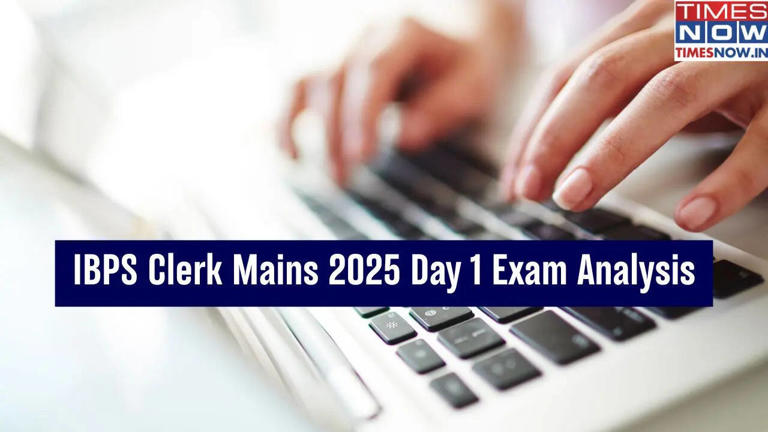 IBPS Clerk Mains 2025 Day 1 Exam Analysis: Moderate Difficulty, Key ...