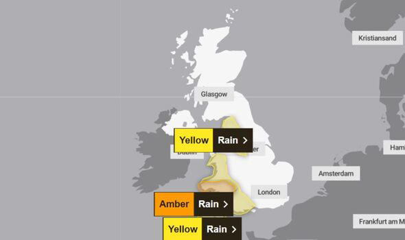 Met Office issues 24-hour amber weather warning and 'danger to life ...