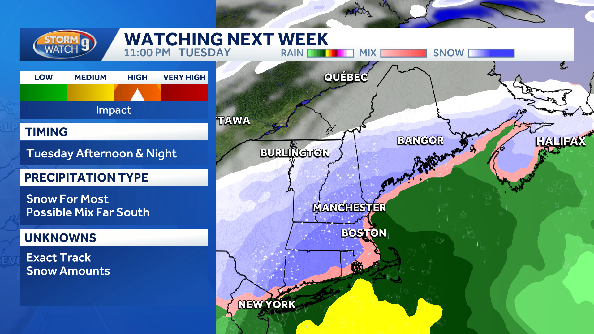 Light snow to rain Sunday, plowable snow possible Tuesday in New Hampshire